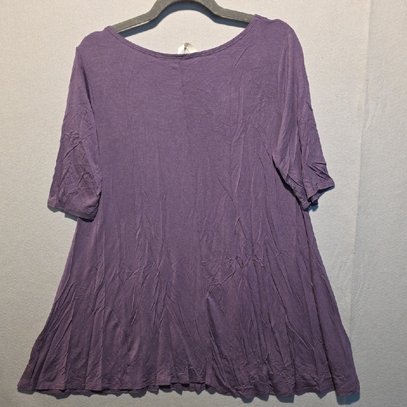 Casual Purple Women's Tunic Top Size XL NWOT - Picture 5 of 6